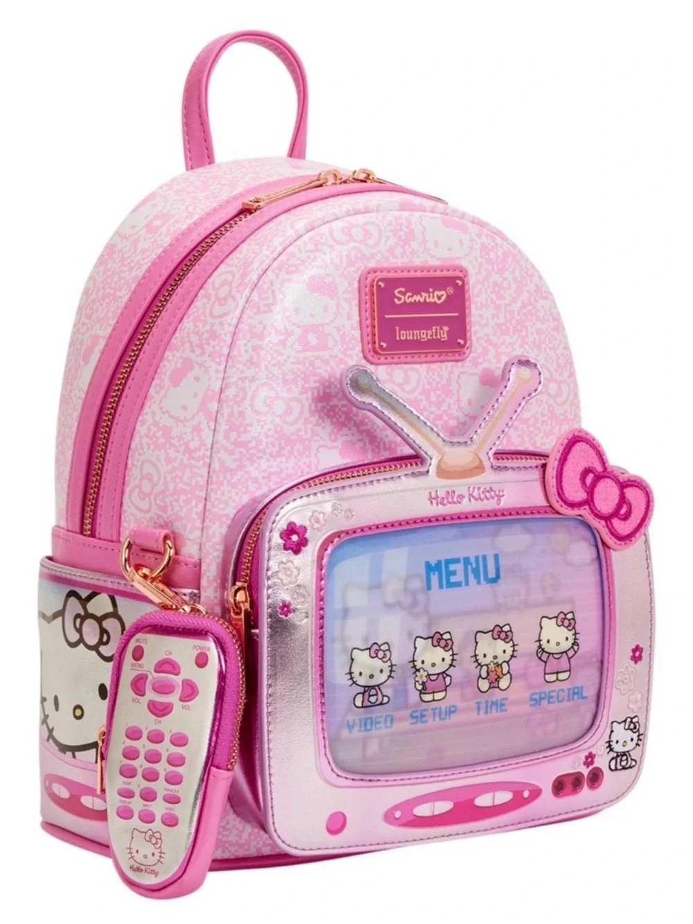 Loungefly Hello Kitty Pink TV Mini Backpack